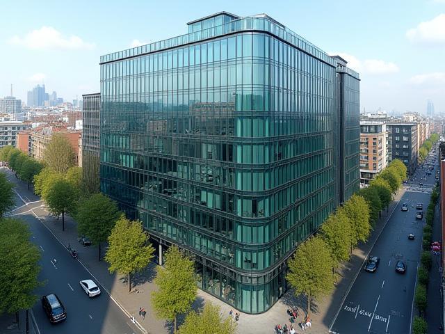 Luftaufnahme von Londons Finsbury Square, Standort AI Process Solutions Ltd